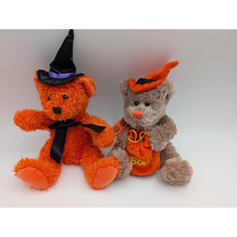 Kids of America Bear Plush Halloween Witch Laura‎ Secord Boo Lot Stuffed Animal